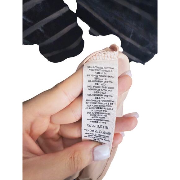 Free People Dark Fairy Velvet & Lace Midi Dress 6 Hi-Low Whimsigoth Goth Formal - Picture 6 of 11